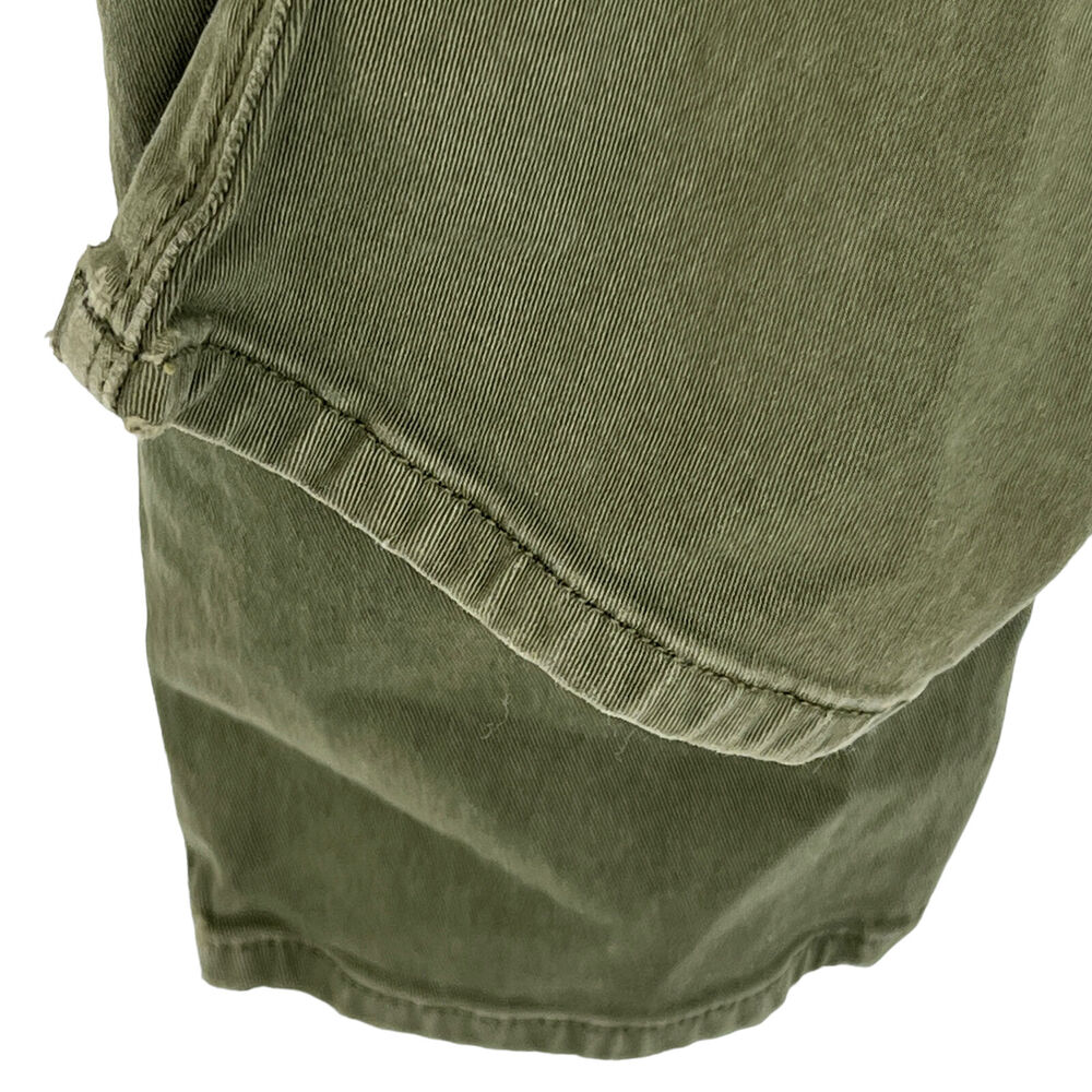 Hudson Sloane Long Sleeve Utility Jumpsuit Olive Green Stretch Cotton Romper XS - Picture 9 of 11